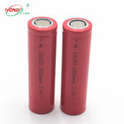 چین قرمز 2500mAh 18650 3.7 ولت لیتیوم یون سلول 500 چرخه / بانک قدرت سلول باتری شرکت